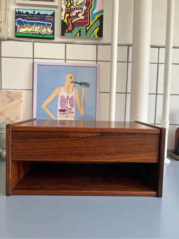 Vintage palisander sengebord