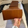 Vintage teaktræ sengeborde væghængte