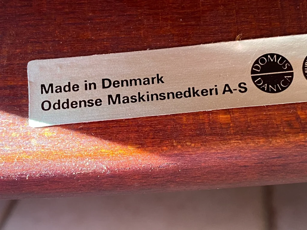 3 stk spisestole i massiv palisander, Erik Buch model OD49