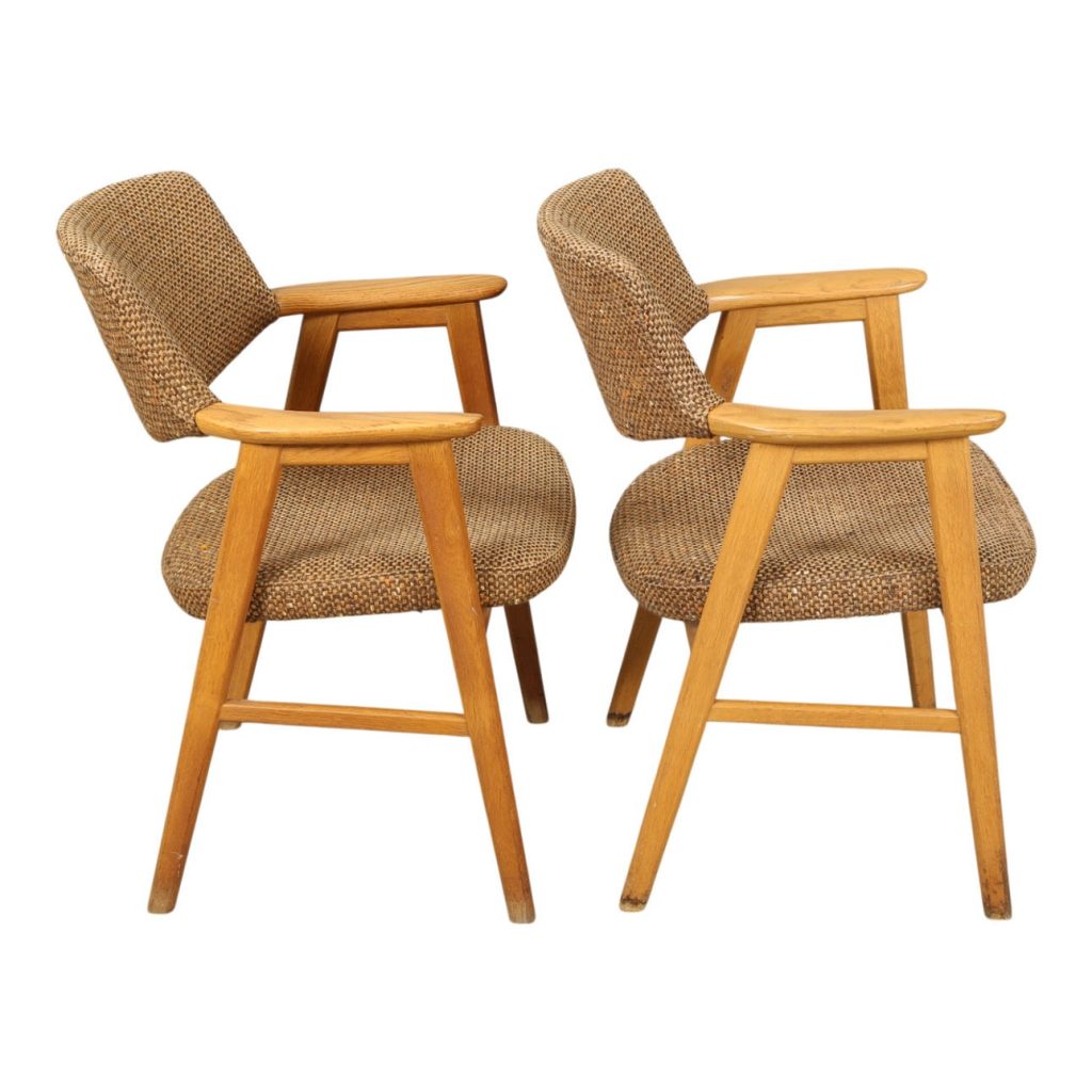 Erik Kirkegaard, Høng Møbelfabrik Et par armstole model 43, egetræ, Høng Møbelfabrik — billede 6