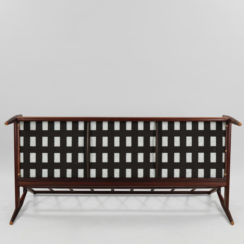 Kai Kristiansen 3-personers sofa i palisander, model 123