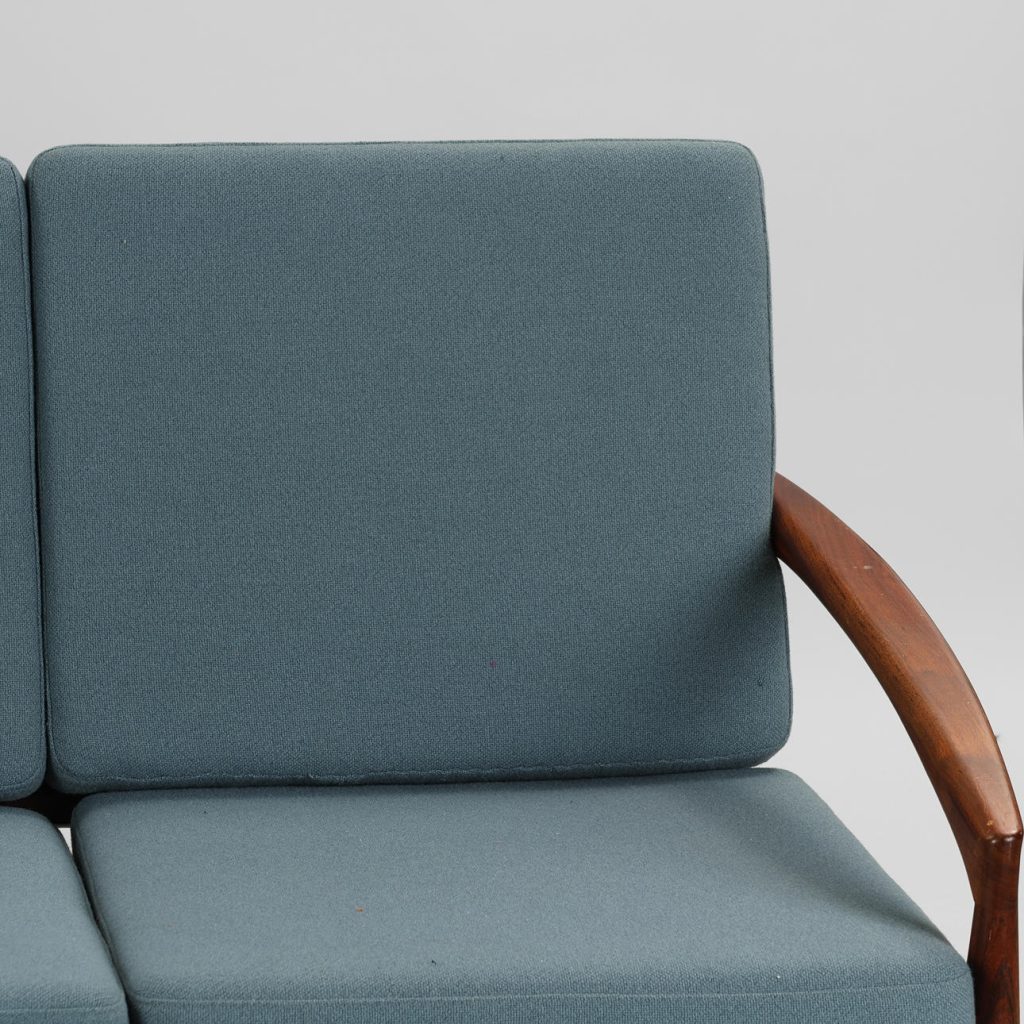 Kai Kristiansen 3-personers sofa i palisander, model 123