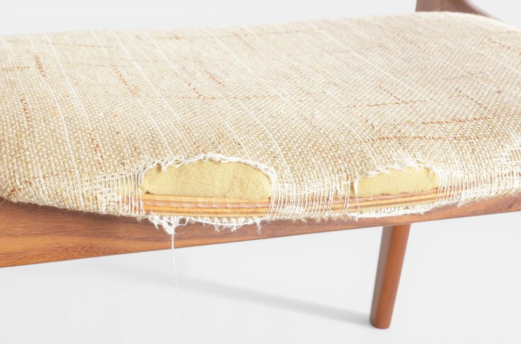 Sæt på syv spisestole i teak og bøg, 1950-60’erne — billede 5