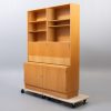 Hundevad reolsystem med skriveplade, egetræsfiner, 1960’erne