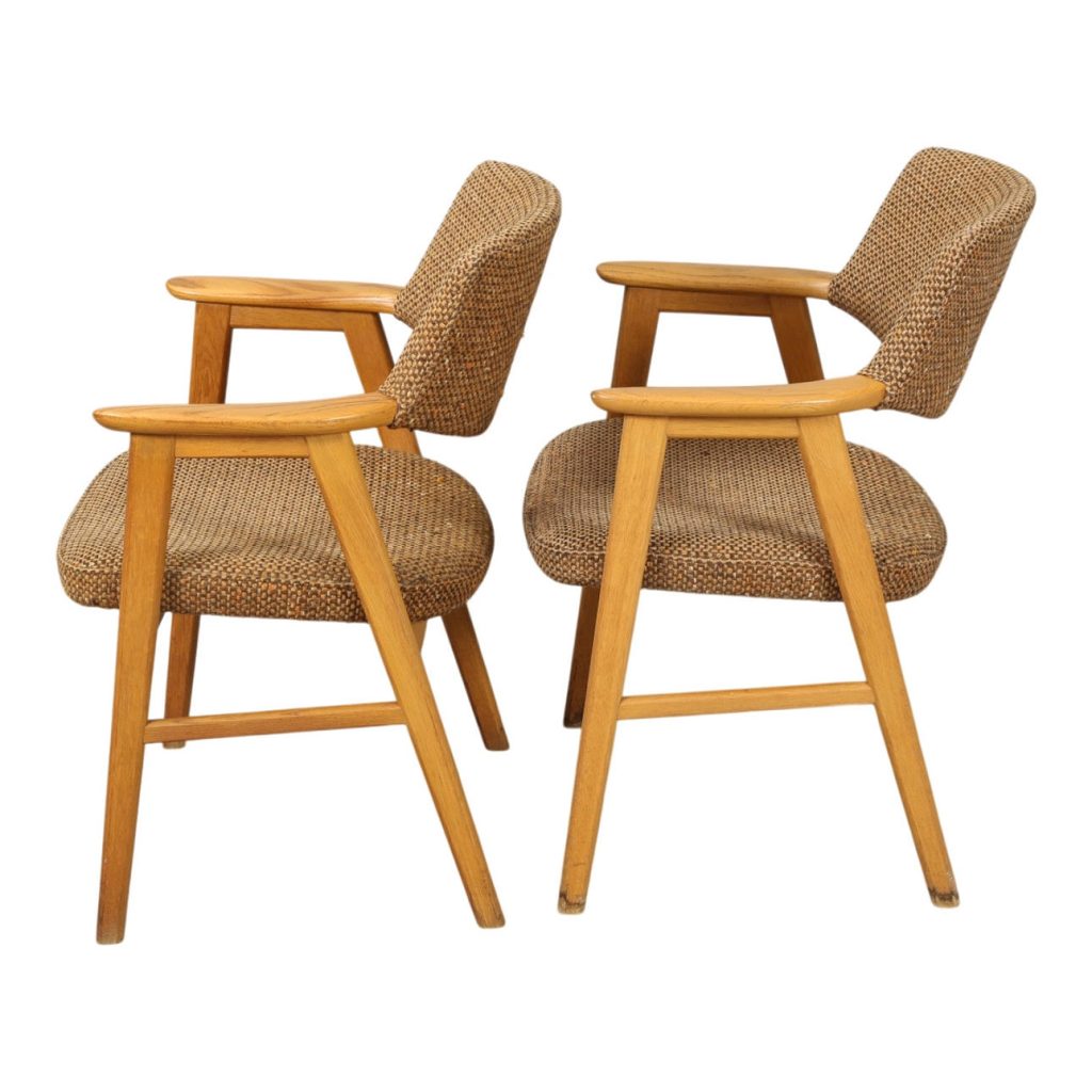 Erik Kirkegaard, Høng Møbelfabrik Et par armstole model 43, egetræ, Høng Møbelfabrik — billede 8