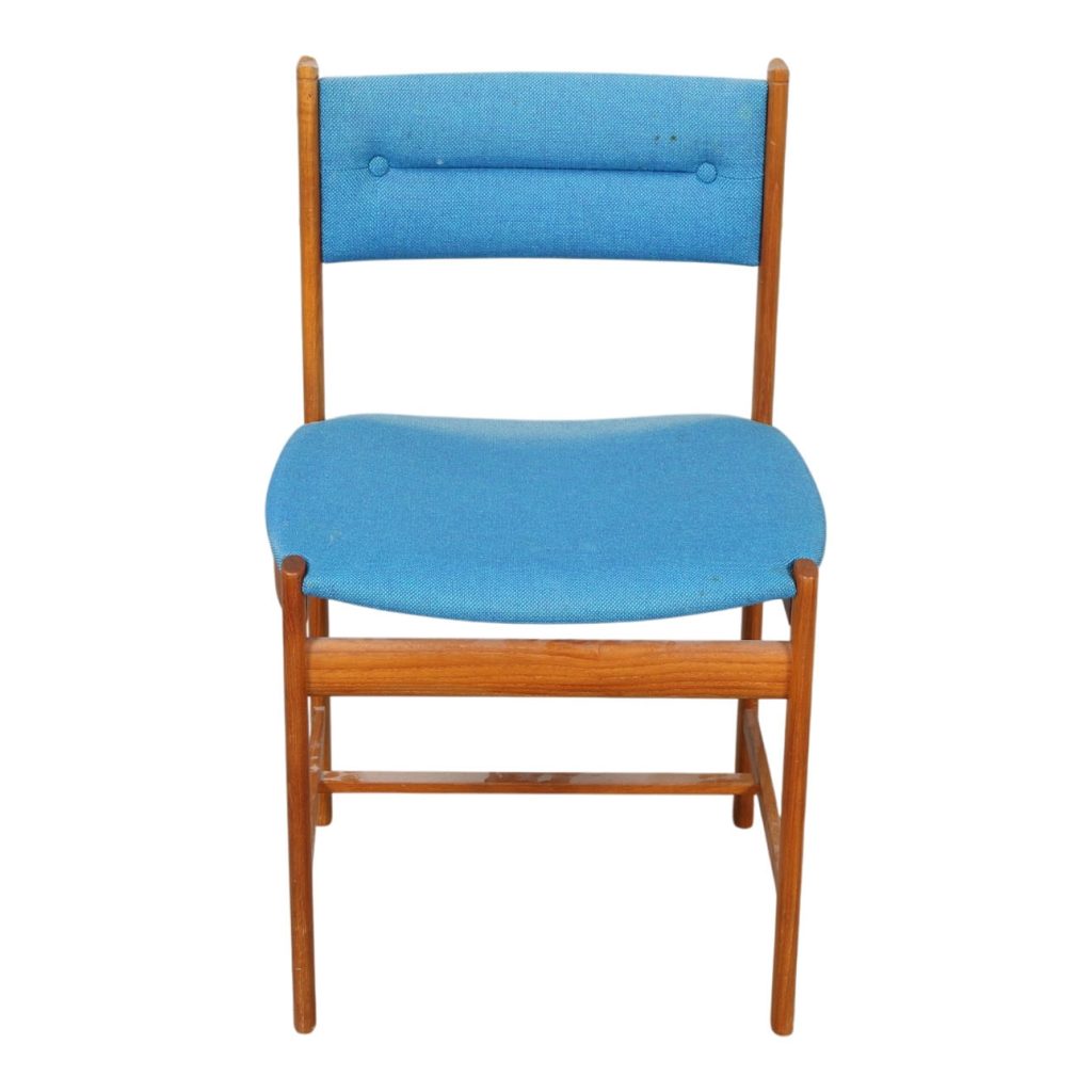 Sæt af fire teakstole, 1960’erne — billede 3