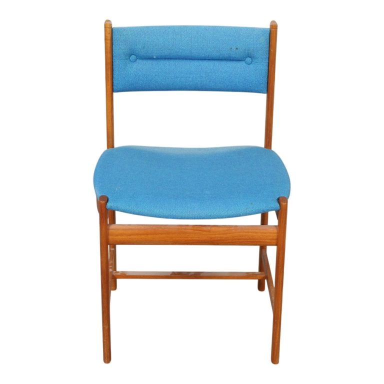 Sæt af fire teakstole, 1960'erne