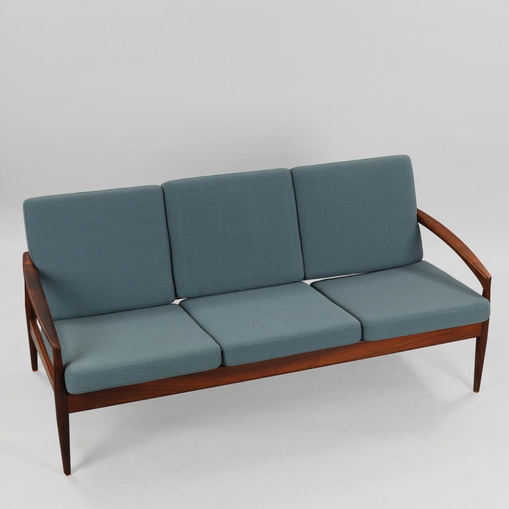 Kai Kristiansen 3-personers sofa i palisander, model 123