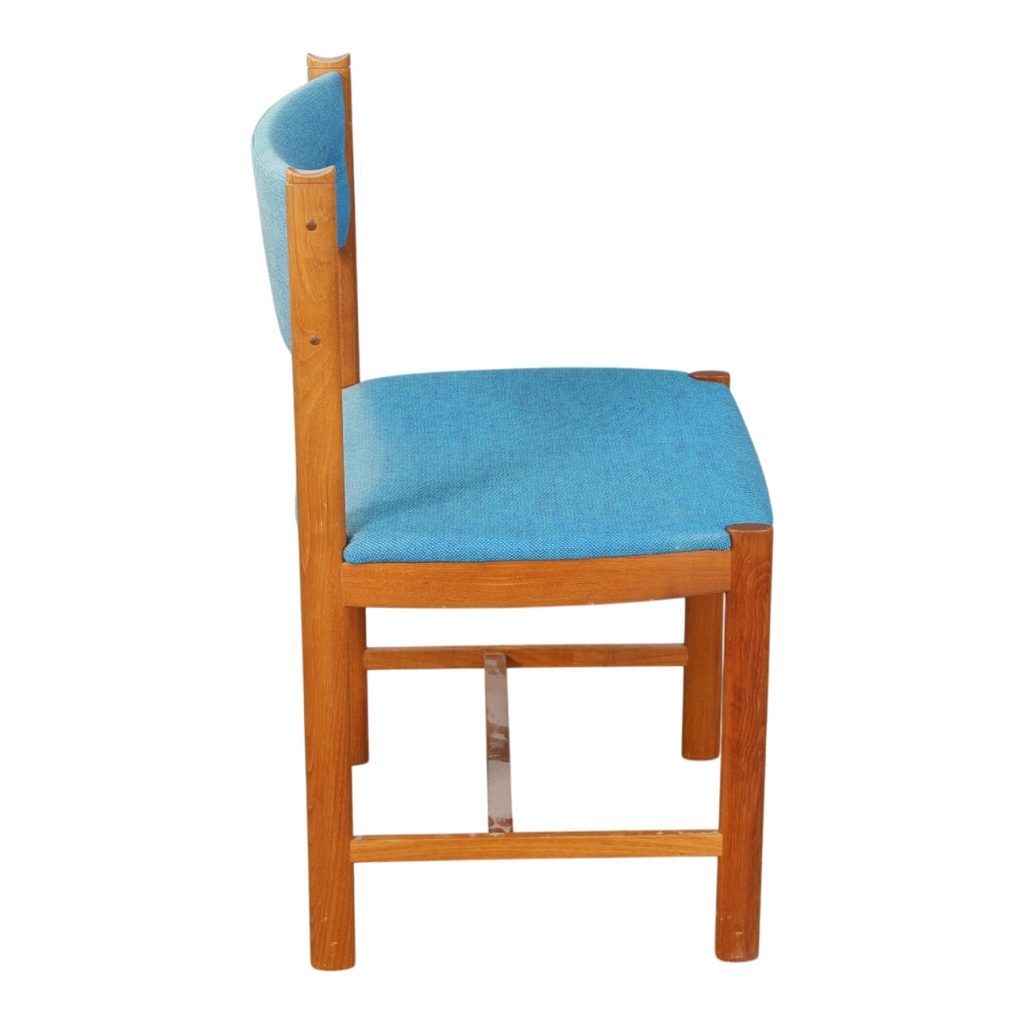 Sæt af fire teakstole, 1960’erne — billede 4