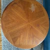 Rundt sofabord i teak, Bramin