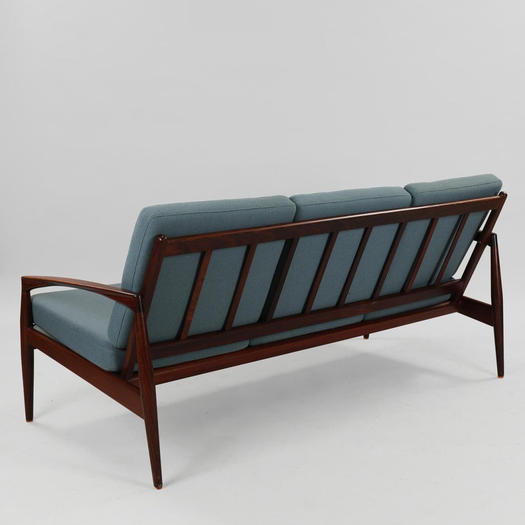 Kai Kristiansen 3-personers sofa i palisander, model 123