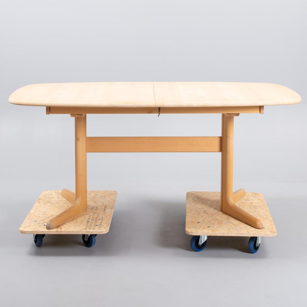Skovby SM75 Ovalt spisebord m. to tillægsplader. Skovby Møbelfabrik — billede 7