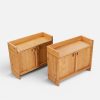 Pair of pine sideboards with doors, Scandinavian furniture manufacturer, 1970s, (2). — billede 4