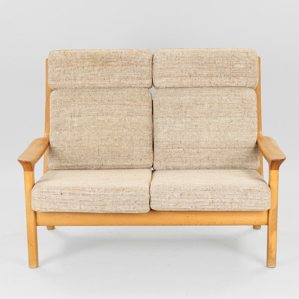 Juul Kristensen Topersoners sofa i massiv eg, Juul Kristensen, 1960/70’erne — billede 3
