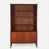 Dansk Snedkermester. Bogreol af eg og teak med underskab, Danmark, 1950/1960’erne. — billede 5