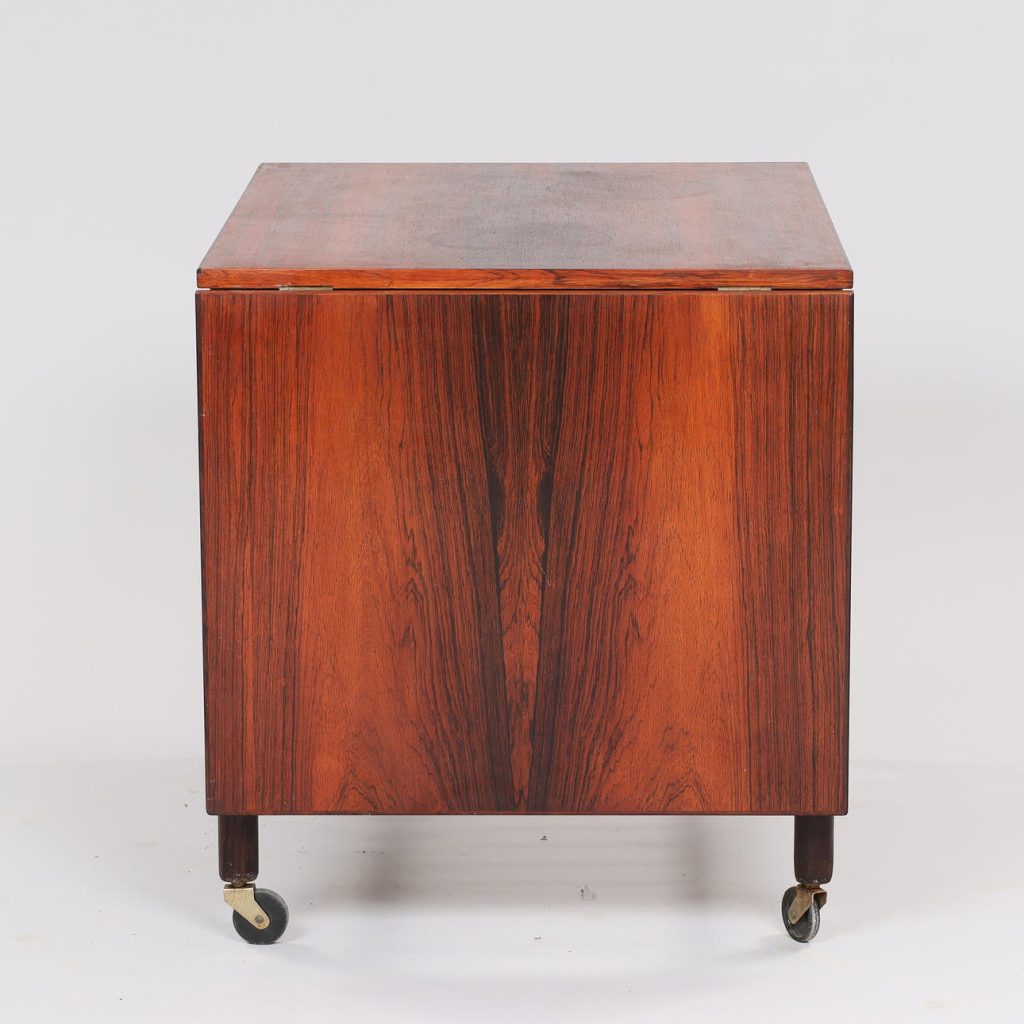ML møbler, no. 60 Fritstående sybord af palisander med klap, ML Møbler, No 60. 1950-60’erne, Danmark. — billede 6