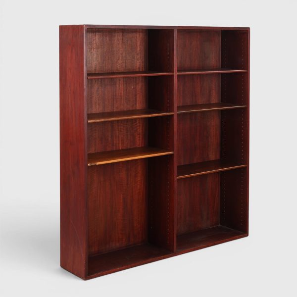 BØRGE MOGENSEN. Bogreol af teak og palisander, modelnr. 154, fremstillet hos C. M. Madsen for FDB, Danmark, 1960’erne.