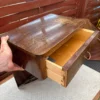 Vægophængte sengeborde i teak finér — billede 4